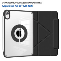 Чохол до планшета BeCover Ultra Slim Origami Flex Apple iPad Air 11" M4 2026 Black (715181)