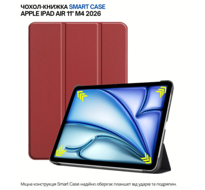 BeCover Чохол до планшета BeCover Smart Case Apple iPad Air 11" M4 2026 Red Wine (715201)