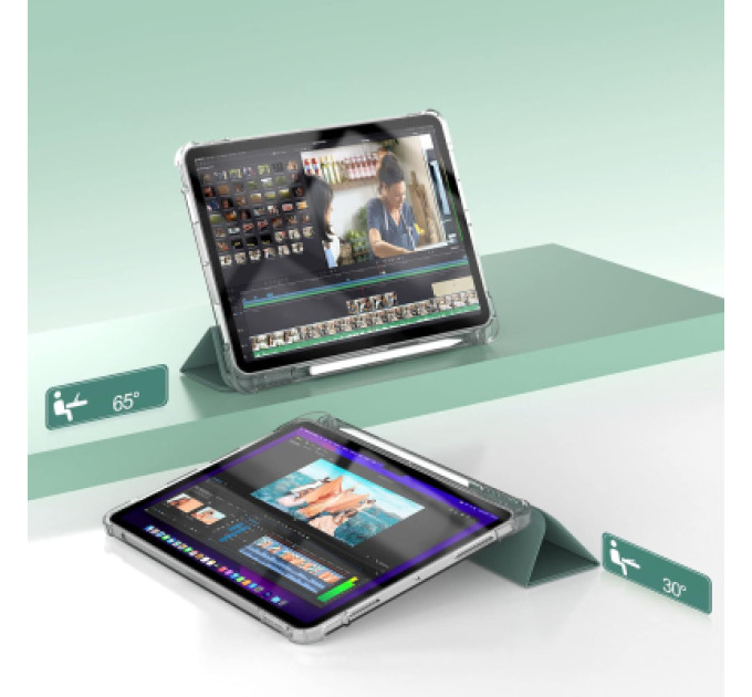 BeCover Чохол до планшета BeCover Soft Edge Apple iPad Air 11" M4 2026 Dark Green (715262)
