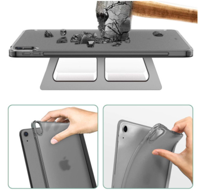 BeCover Чохол до планшета BeCover Tri Fold Hard Apple iPad Air 11" M4 2026 Black (715242)