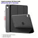 BeCover Чохол до планшета BeCover Tri Fold Hard Apple iPad Air 11" M4 2026 Black (715242)