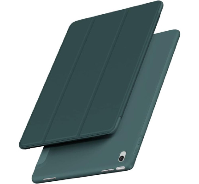 BeCover Чохол до планшета BeCover Tri Fold Soft TPU Silicone Apple iPad Air 11" M4 2026 Dark Green (715236)