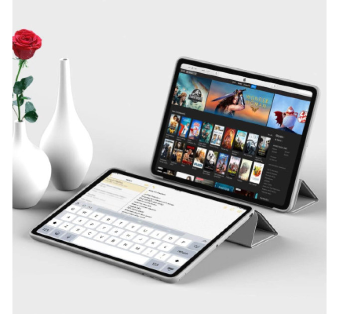 BeCover Чохол до планшета BeCover Tri Fold Soft TPU Silicone Apple iPad Air 11" M4 2026 Gray (715238)