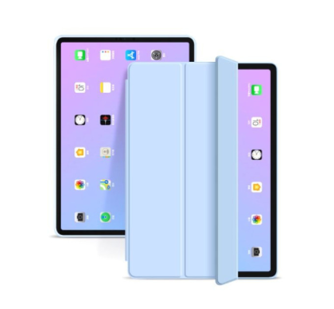 BeCover Чохол до планшета BeCover Tri Fold Soft TPU Silicone Apple iPad Air 11" M4 2026 Light Blue (715239)