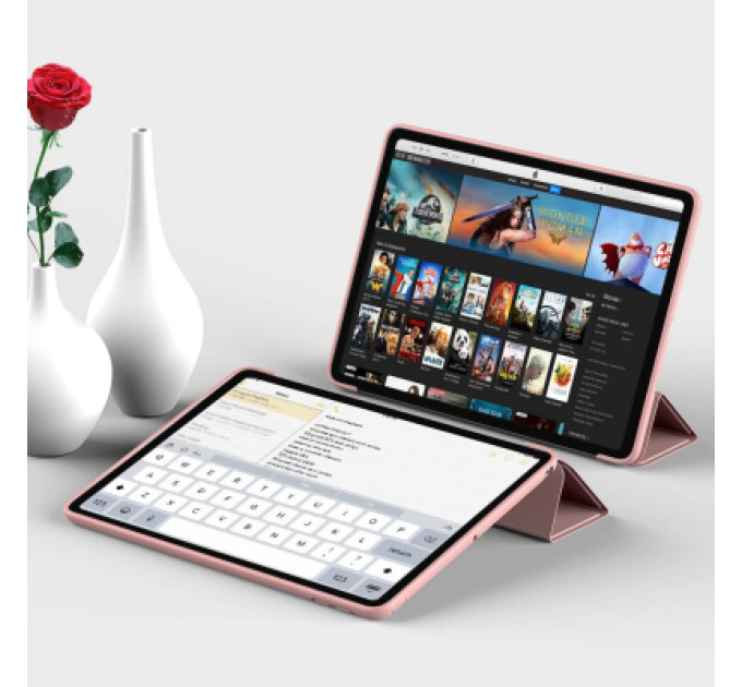 BeCover Чохол до планшета BeCover Tri Fold Soft TPU Silicone Apple iPad Air 11" M4 2026 Pink (715240)