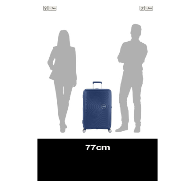 American Tourister Валіза American Tourister Soundbox 97/110 л темно-синя (32G*41003)