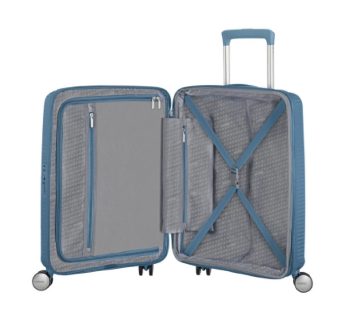 American Tourister Валіза American Tourister Soundbox 35.5/41 л сіро-синя (32G*51001)