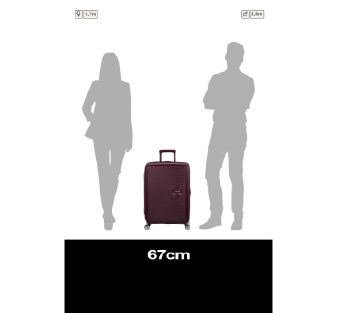American Tourister Валіза American Tourister Soundbox 71.5/81 л бордова (32G*50002)