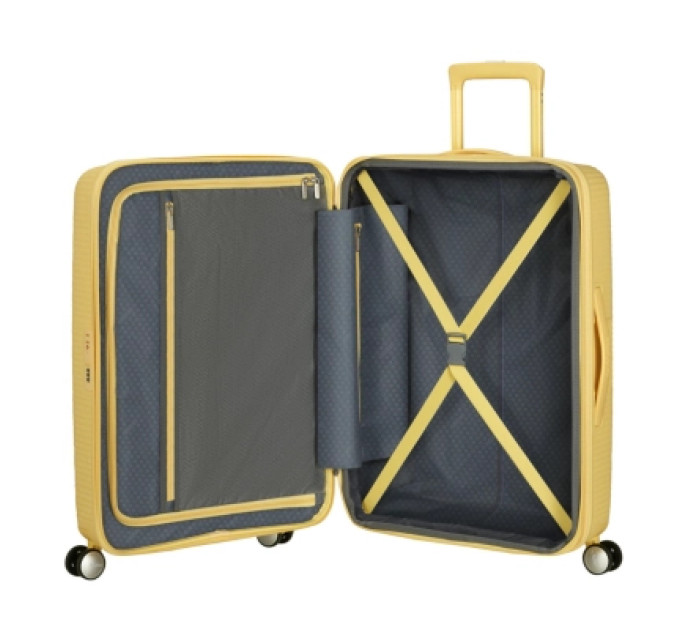 American Tourister Валіза American Tourister Soundbox 71.5/81 л пастельно-жовта (32G*16002)