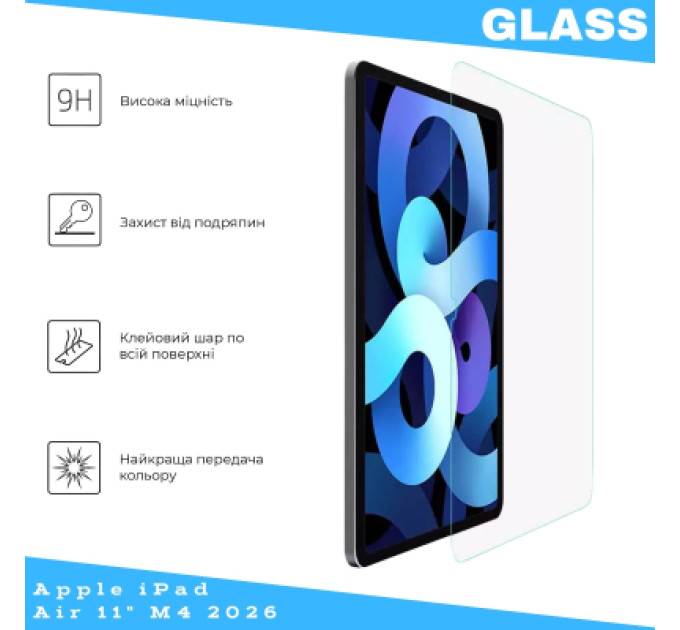 BeCover Скло захисне BeCover Apple iPad Air 11" M4 2026 (715168)