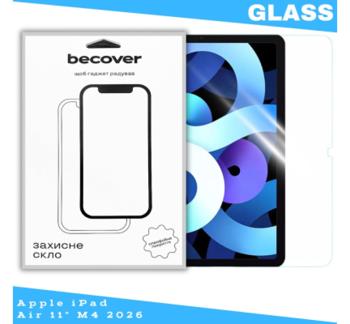 BeCover Скло захисне BeCover Apple iPad Air 11" M4 2026 (715168)