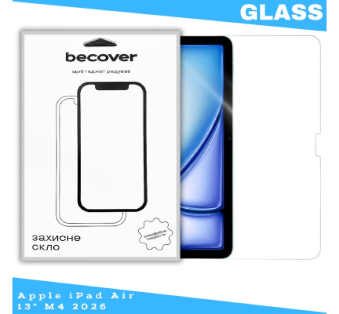 BeCover Скло захисне BeCover Apple iPad Air 13" M4 2026 (715172)