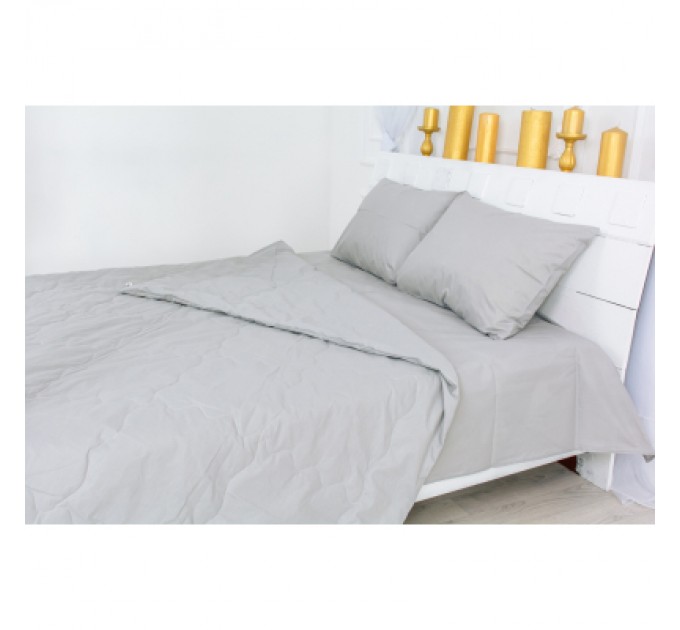 Ковдра MirSon Літня з евкаліптовим волокном №2400 Light Gray 172x205 (2200003033311)