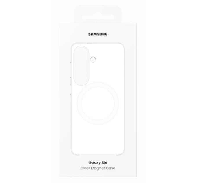 Samsung Чохол до мобільного телефона Samsung Clear Magnet Case Galaxy S26 (S942) Transparent (EF-CS942CTEGWW)
