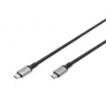 Digitus Дата кабель USB-C to USB-C 1.0m USB 4.0 black Digitus (DB-300443-010-S)