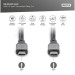 Digitus Дата кабель USB-C to USB-C 1.0m USB 4.0 black Digitus (DB-300443-010-S)