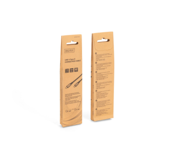 Digitus Дата кабель USB-C to USB-C 1.0m USB 4.0 black Digitus (DB-300443-010-S)