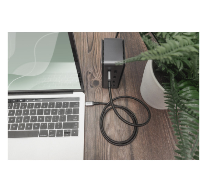 Digitus Дата кабель USB-C to USB-C 1.0m USB 4.0 black Digitus (DB-300443-010-S)