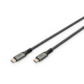 Digitus Дата кабель USB-C to USB-C 3.0m USB 4.0 black Digitus (DB-300443-030-S)