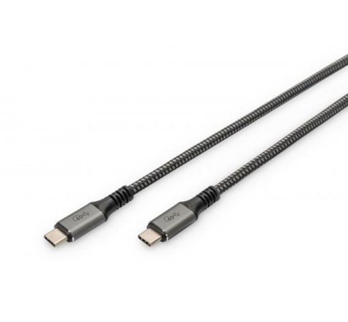 Digitus Дата кабель USB-C to USB-C 3.0m USB 4.0 black Digitus (DB-300443-030-S)