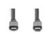 Digitus Дата кабель USB-C to USB-C 3.0m USB 4.0 black Digitus (DB-300443-030-S)