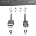 Digitus Дата кабель USB 2.0 AM to USB-C 3.0m black Digitus (AK-300148-030-S)