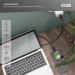 Digitus Дата кабель USB 2.0 AM to USB-C 3.0m black Digitus (AK-300148-030-S)