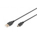 Digitus Дата кабель USB 2.0 AM to Mini 5P 3.0m black Digitus (AK-300130-030-S)
