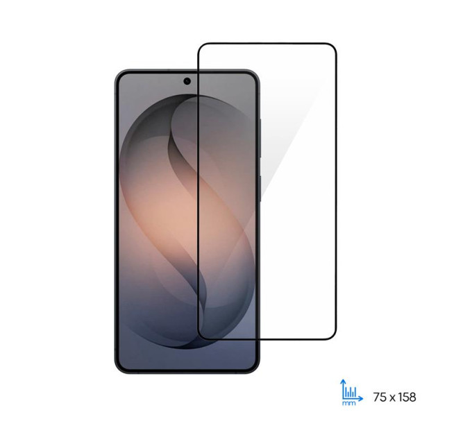 2E Скло захисне 2E 2.5D FCFG Samsung Galaxy S26+ 5G (S947) Black (2E-G-S26P-SMFCFG-BB)