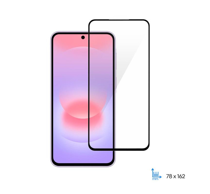 2E Скло захисне 2E 2.5D FCFG Samsung Galaxy A37 5G (A376) Black (2E-G-A37-SMFCFG-BB)
