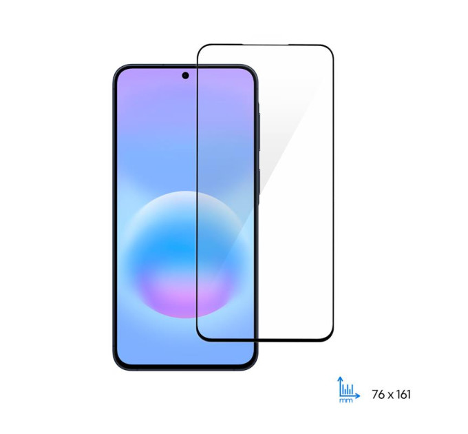 2E Скло захисне 2E 2.5D FCFG Samsung Galaxy A57 5G (A576) Black (2E-G-A57-SMFCFG-BB)