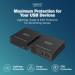 Digitus Адаптер Digitus USB extender 100 m RJ-45 to 3xUSB-A + 1xUSB-C (DA-73121)