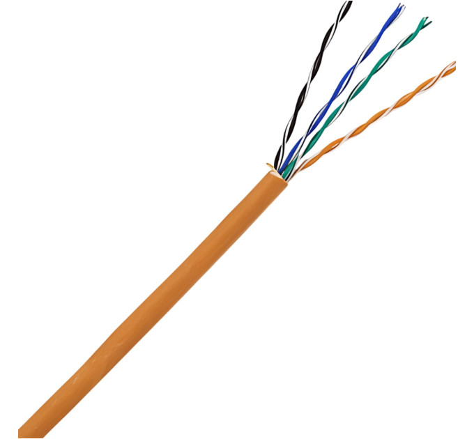 Одескабель Кабель кручена пара OK-Net КПВонг-HFЕ-ВП (200) FTP, CAT5е, LSOH, 4х2х0.51, бухта 305м