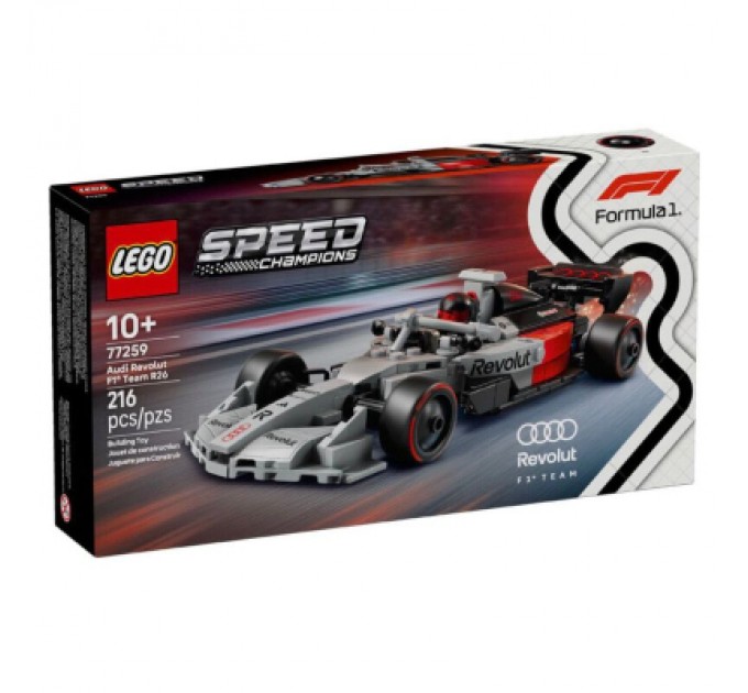 Конструктор LEGO Speed Champions Гоночний автомобіль Audi Revolut F1 Team R26 (77259)