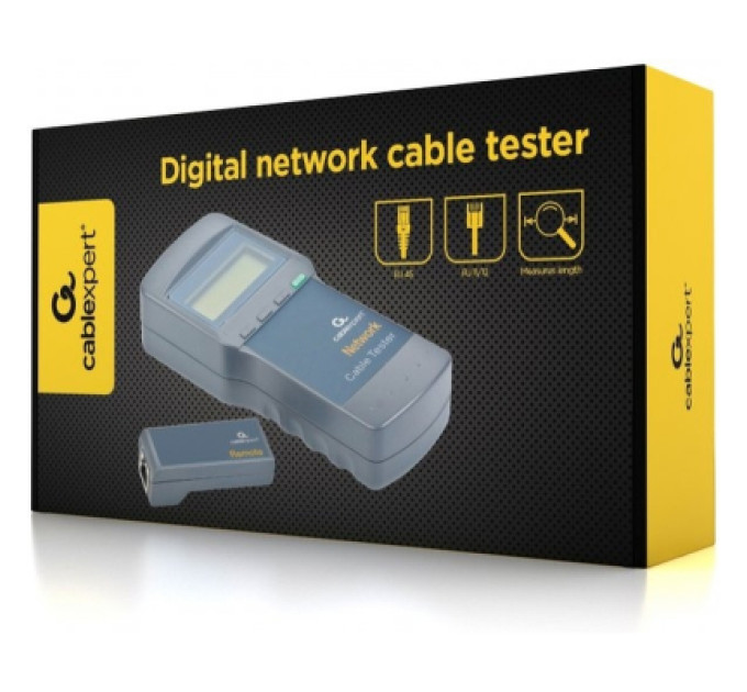 Cablexpert Тестер кабельний UTP, STP, коаксіал, вимірювання довжини Cablexpert (NCT-31)