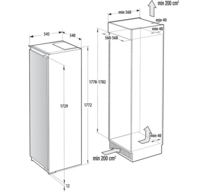Холодильник Gorenje RI517E62WF