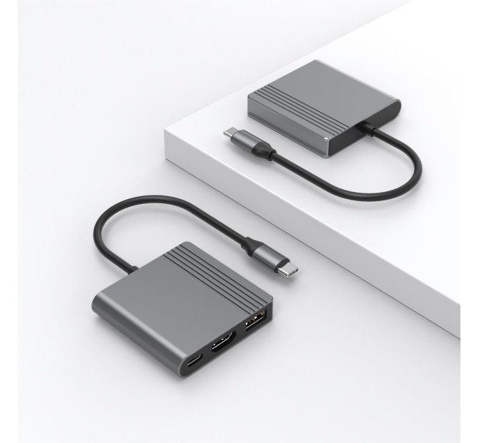 Cablexpert Док-станція Cablexpert USB-C 3-в-1 (A-CM-COMBO3-05)