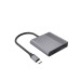 Cablexpert Док-станція Cablexpert USB-C 3-в-1 (A-CM-HDMIFDPF-01)