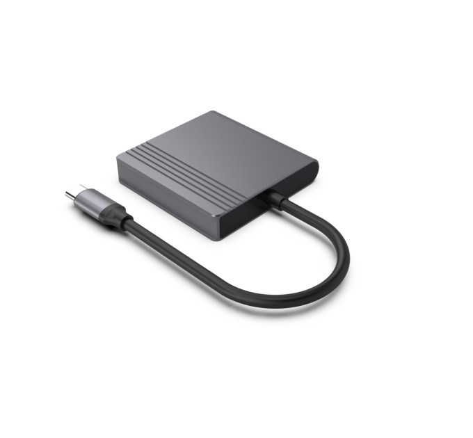 Cablexpert Док-станція Cablexpert USB-C 3-в-1 (A-CM-HDMIFDPF-01)