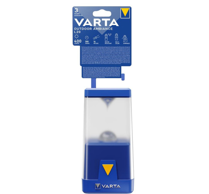 Varta Ліхтар VARTA Кемпінговий  Ambiance  L20, IP54, до 400 люмен, до 300 годин роботи, 6хАА