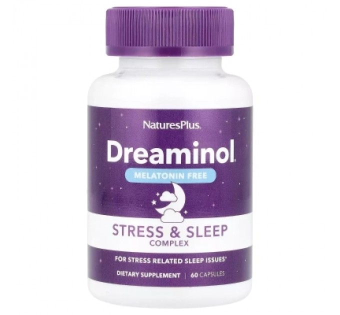 Вітамінно-мінеральний комплекс Natures Plus Комплекс для зняття стресу, без мелатоніну, Stress & Sleep Com (NAP-47593)