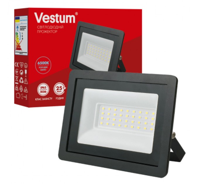 Прожектор Vestum LED 30W 6500K 180-260V IP65 (1-VS-3015)