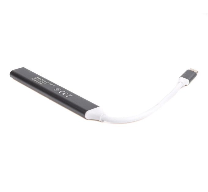 Maxxter Концентратор USB Type-C Maxxter 1xUSB-A 3.0, 2xUSB-A 2.0, 1xUSB-C (PD100W charging), 1хUSB-C Gray (HU3C-4P1PD-01)