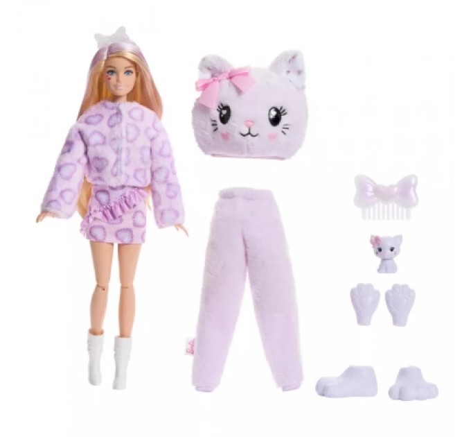 Лялька Barbie Cutie Reveal Милі бантики Кошеня (JJP64)