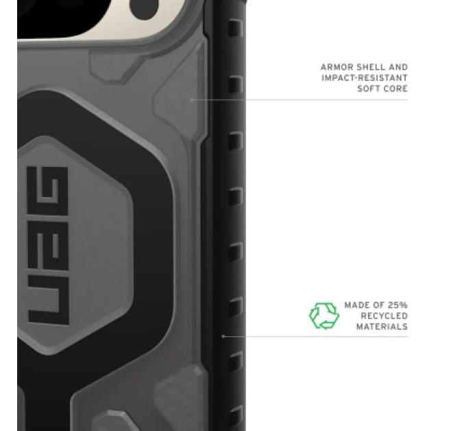 UAG Чохол до мобільного телефона UAG Google Pixel 10 Pro Pathfinder Clear MagSafe ash (614469113140)