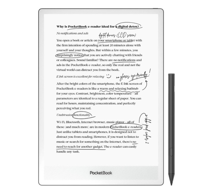 Pocketbook Електронна книга PocketBook 1030 InkPad One Matte Black (PB1030-8-WW)