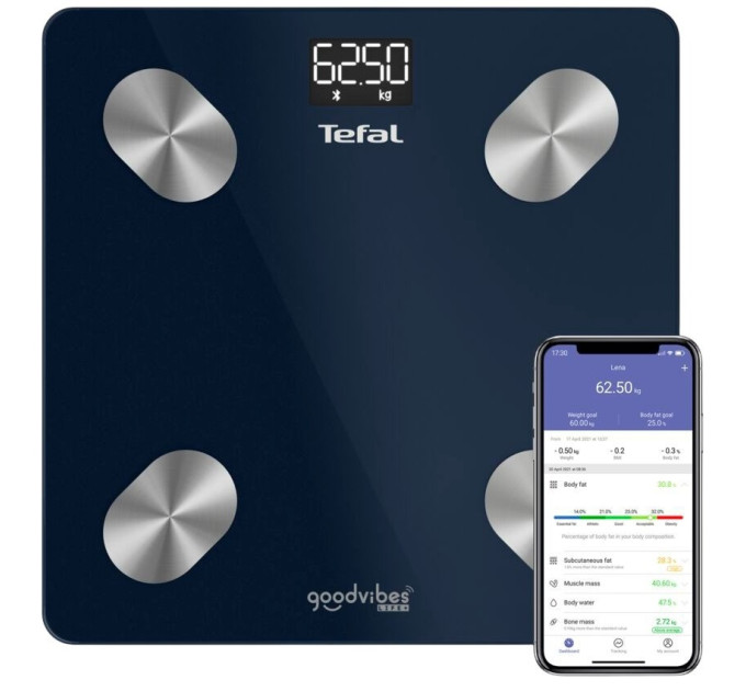 Tefal Ваги підлоговi Tefal GoodVibes Life+ BM9720F0