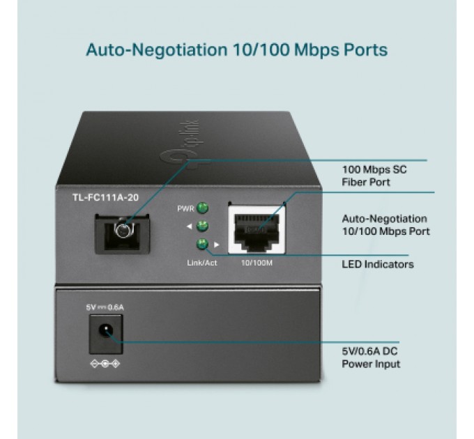 Медіаконвертер TP-Link FC111A-20