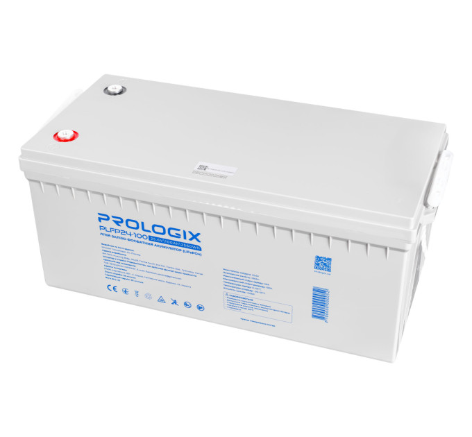 Prologix Акумуляторна батарея Prologix 25.6V 100AH 2560Wh (PLFP24-100) LiFePO4