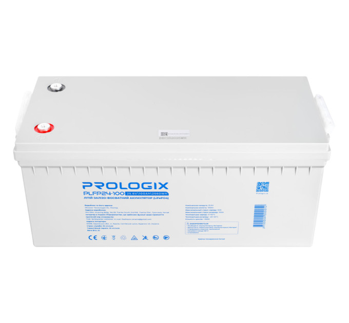 Prologix Акумуляторна батарея Prologix 25.6V 100AH 2560Wh (PLFP24-100) LiFePO4